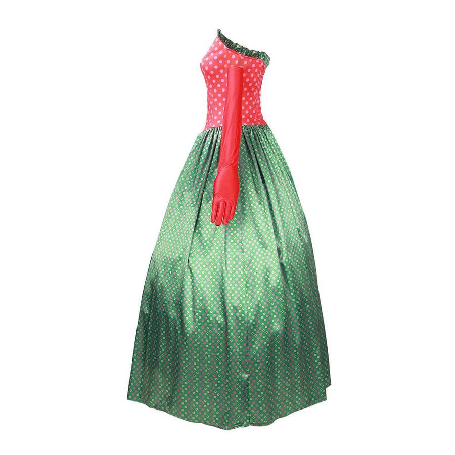 Martha May Whovier Costume Plus Size Adult May Christmas Cosplay Outfit with Gloves