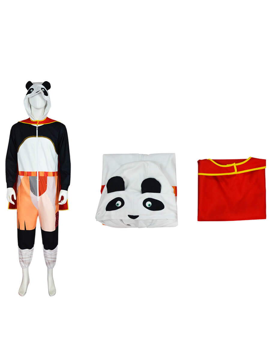 Anime Panda Cosplay Outfit for Adult