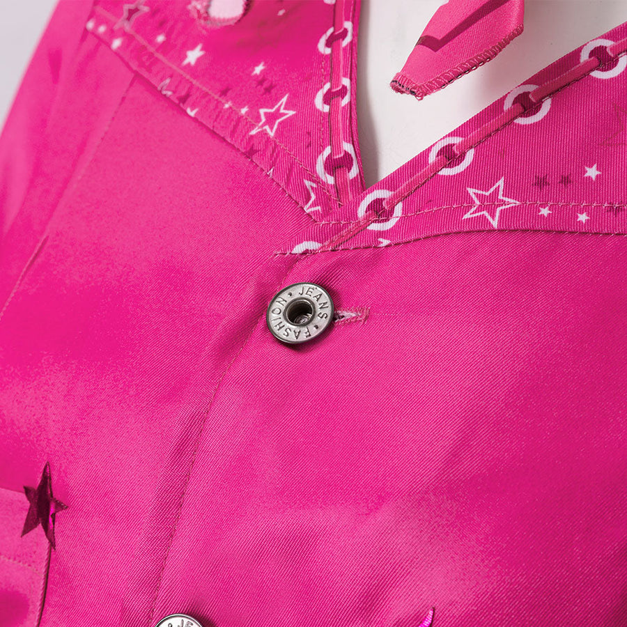 Pink Long Sleeve Cowgirl Outfit