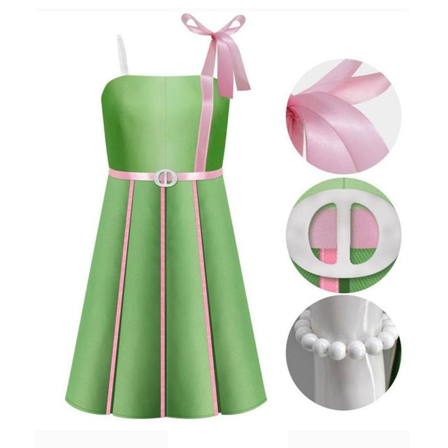 SALE Satin Green Party Dress