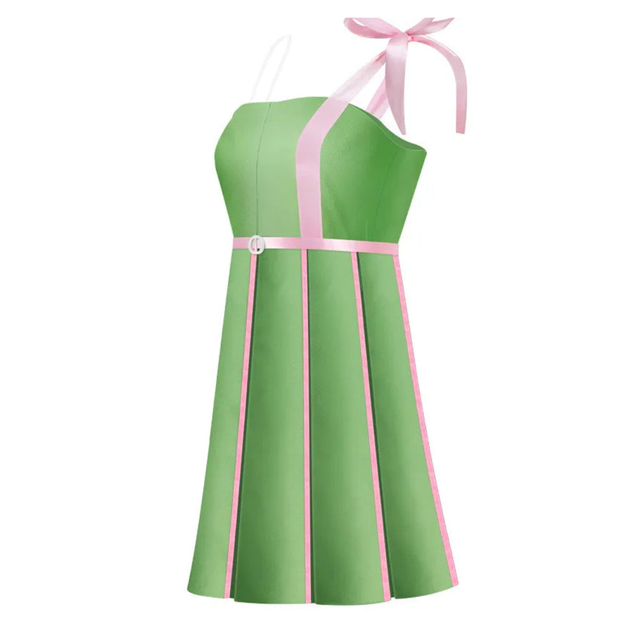 SALE Satin Green Party Dress