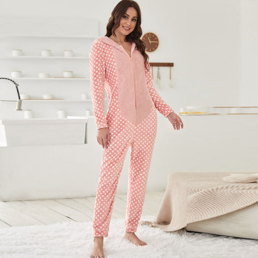 Adult Deer Onesie Pajamas Women Cartoon Animal Christmas Costume Reindeer Onepiece Sleepwear Jumpsuit