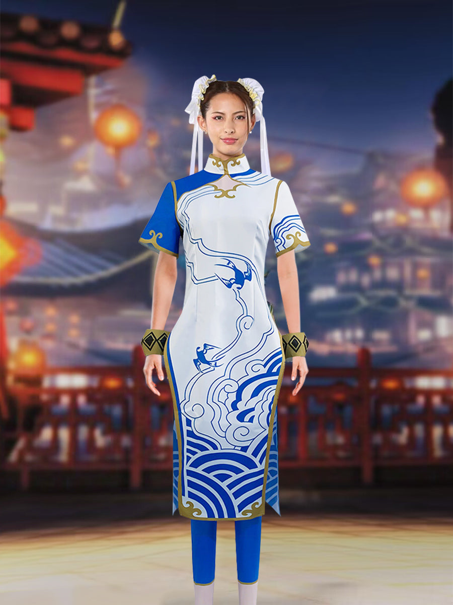 Game Chun Lee Cosplay Costume