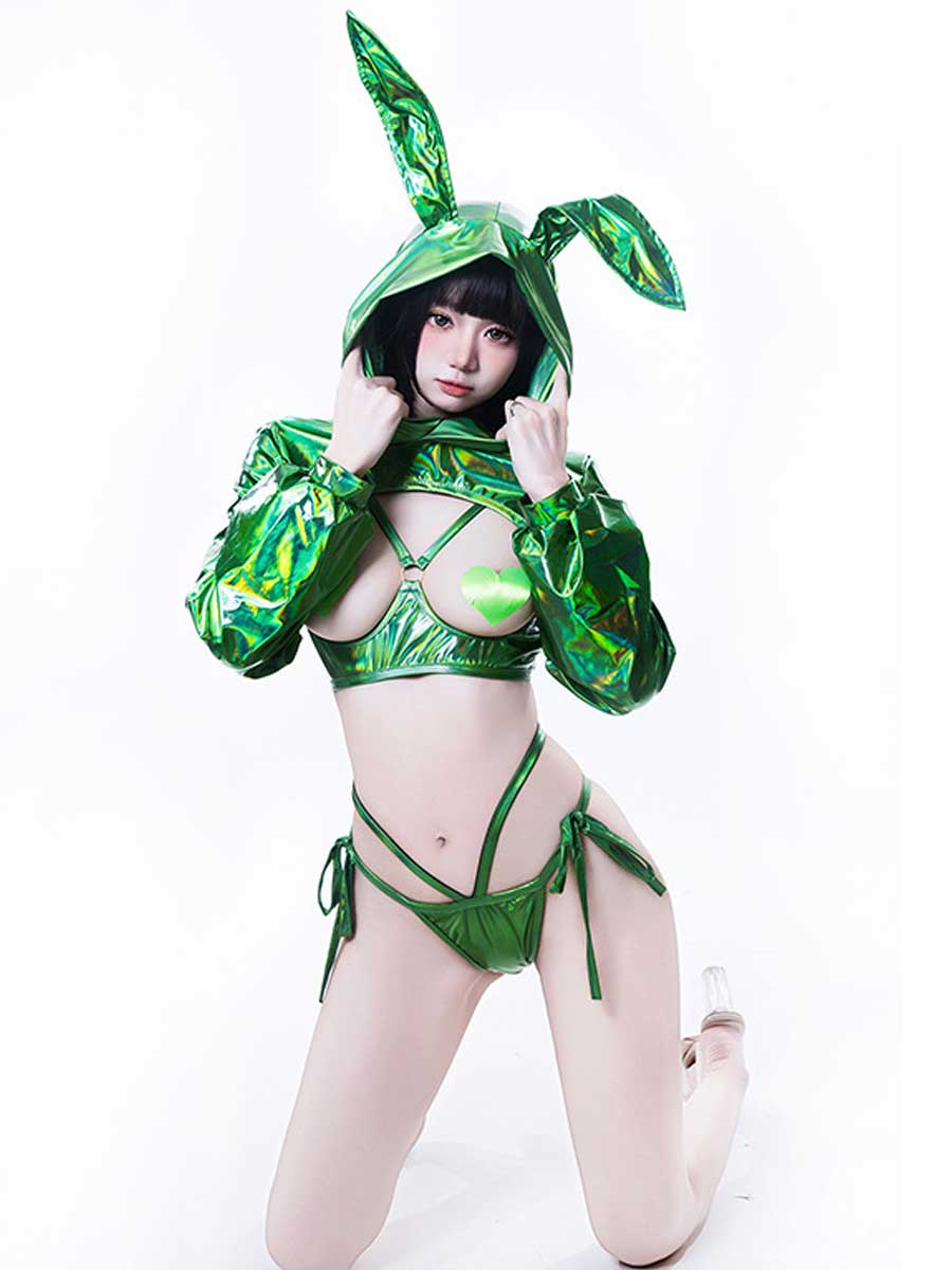 Cyber Bunny Reflective Costume