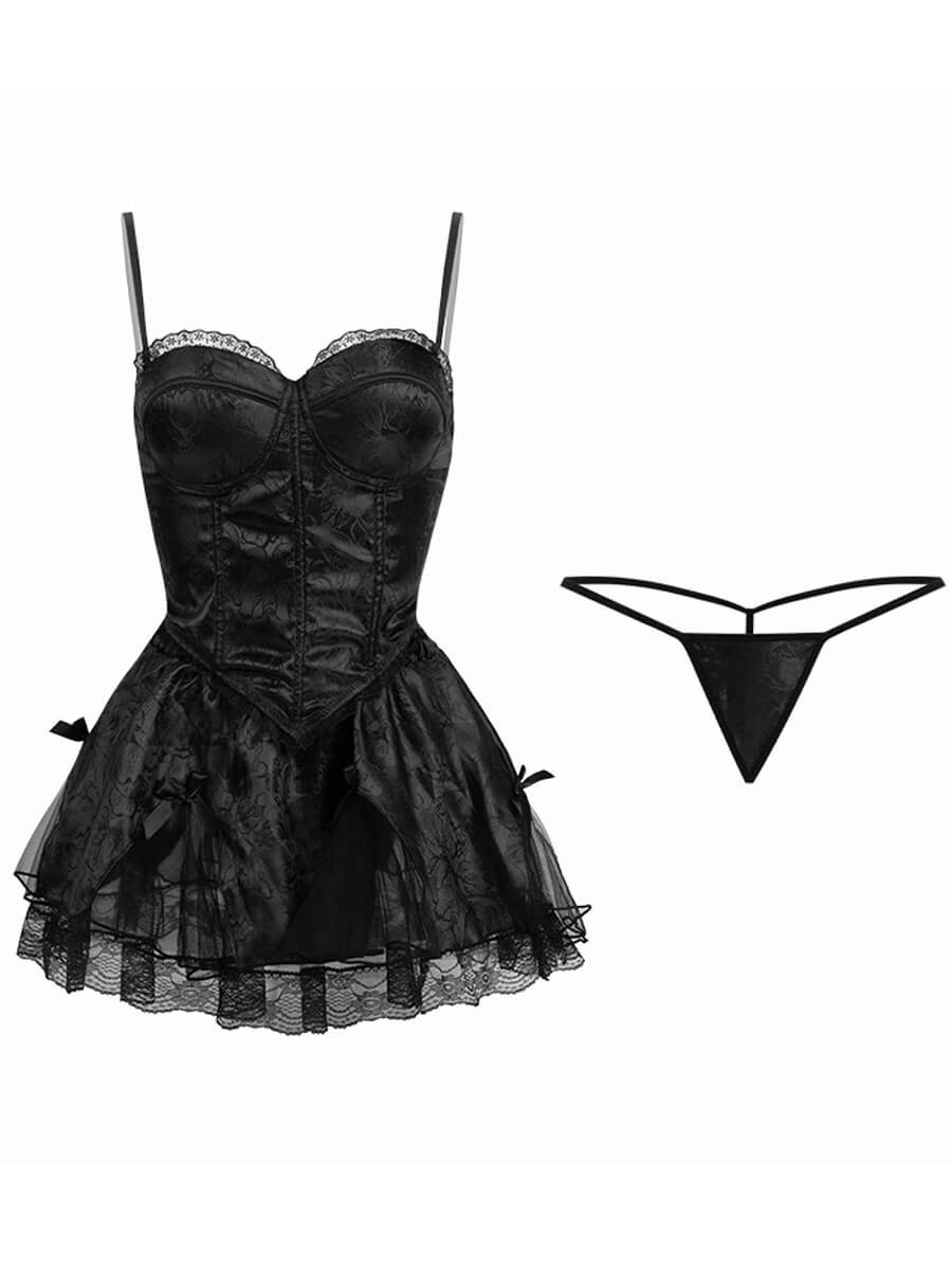 Jacquard Lace Gothic Style Costume