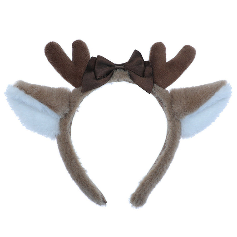 Christmas Elk Costume Adult Furry Reindeer Cosplay Outfit Xmas Party Skirt Set