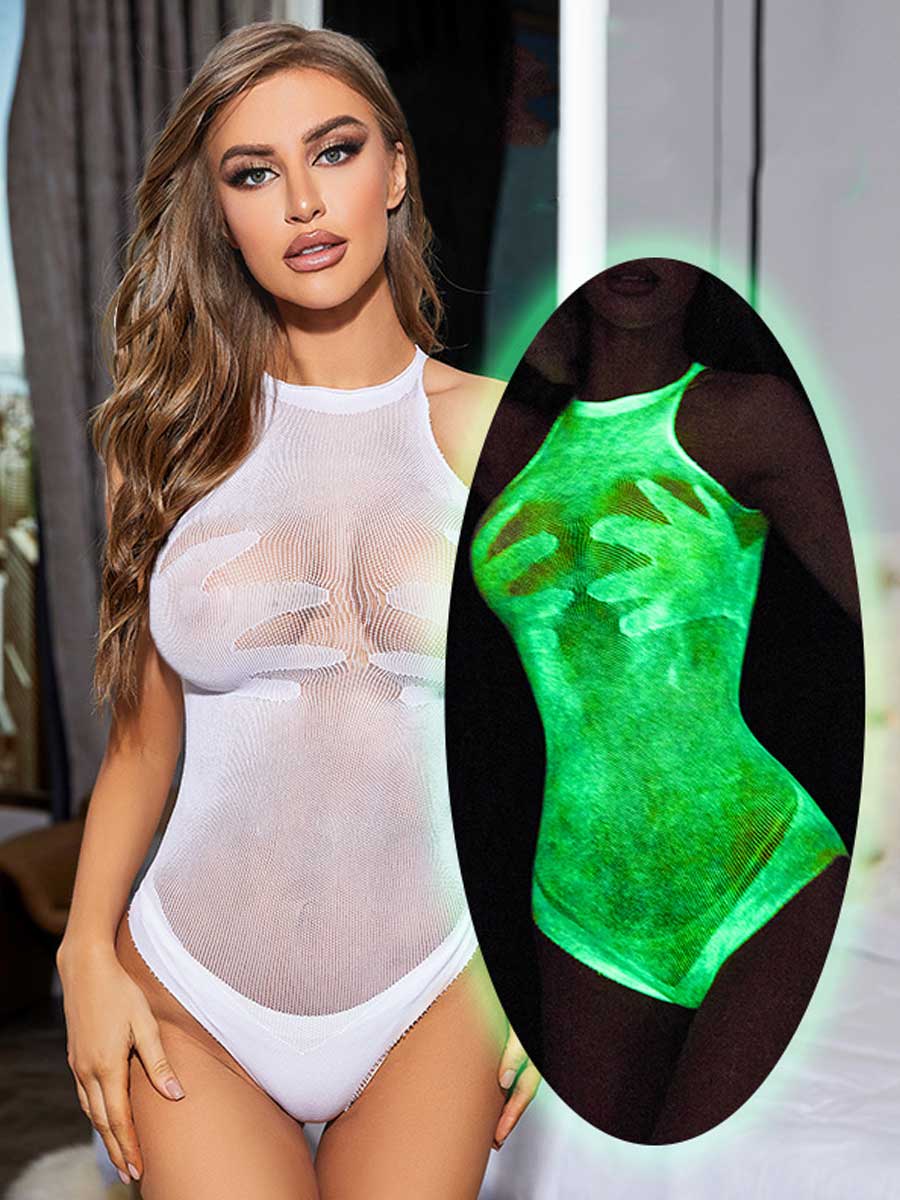 Glow In The Dark Teddy Lingerie