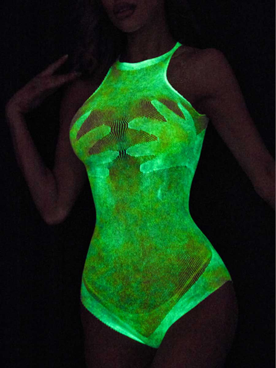 Glow In The Dark Teddy Lingerie