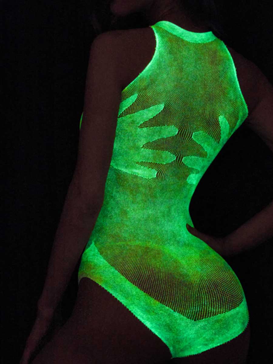 Glow In The Dark Teddy Lingerie