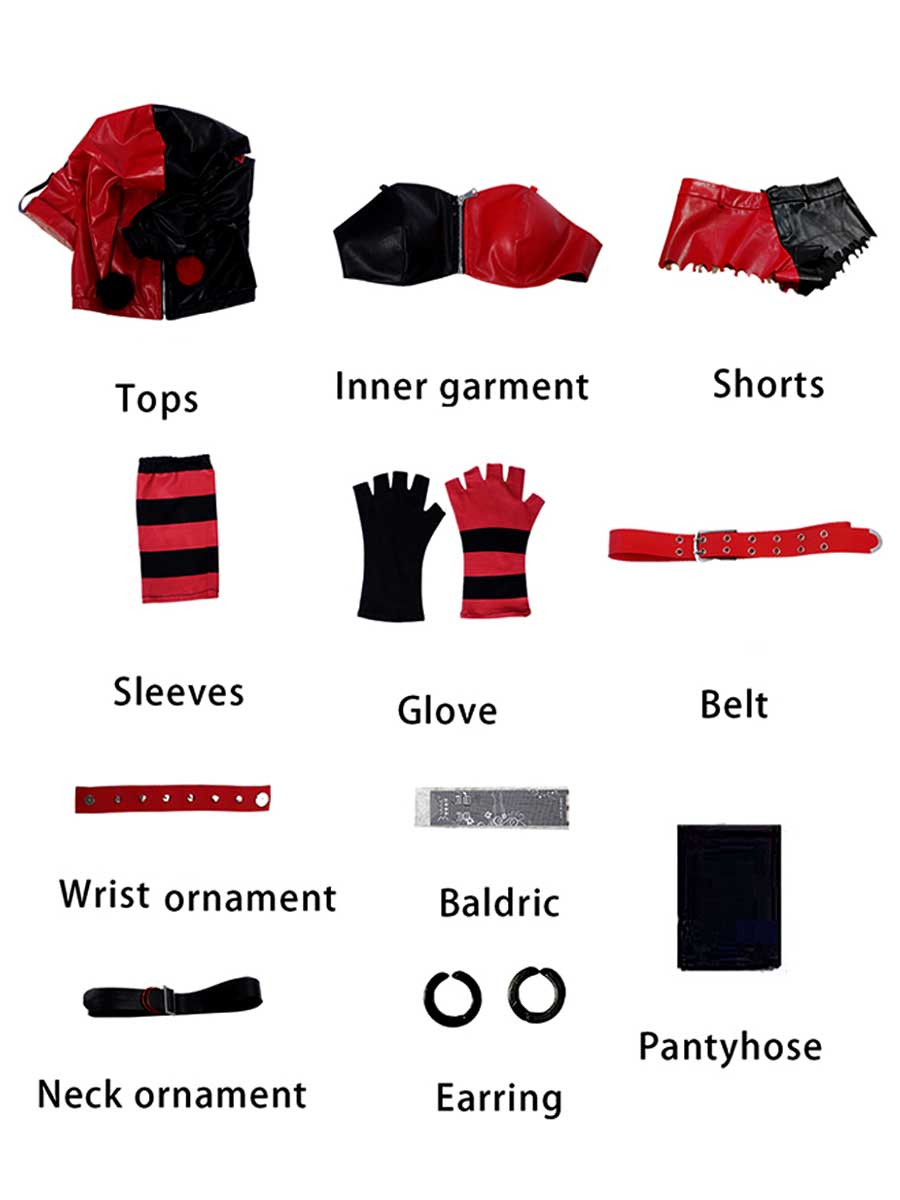 Anime Harley Cosplay Outfit