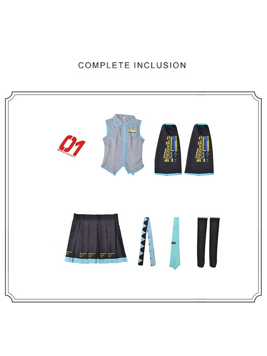Anime Vocaloid Miku Cosplay Outfit