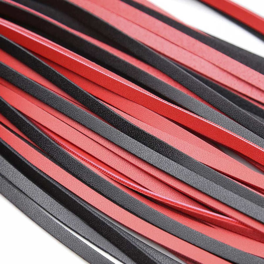 Faux Leather Whip Horse Riding Crop Whip Cosplay Costume Accessory Leather Bull Whip