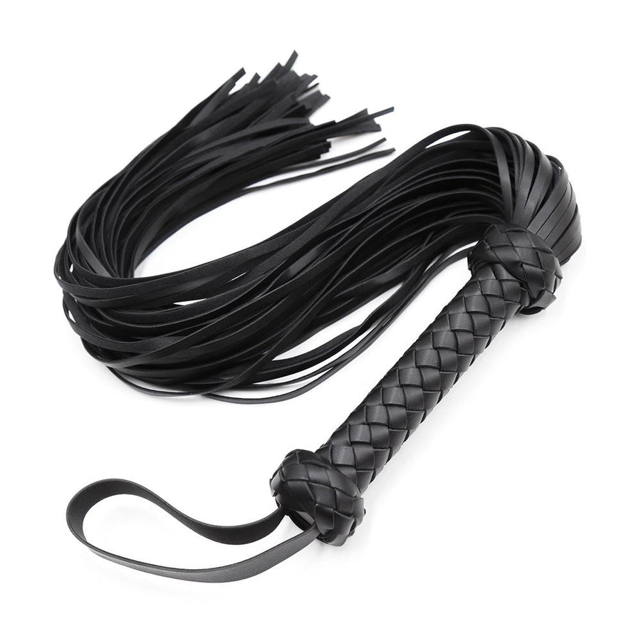 Faux Leather Whip Horse Riding Crop Whip Cosplay Costume Accessory Leather Bull Whip