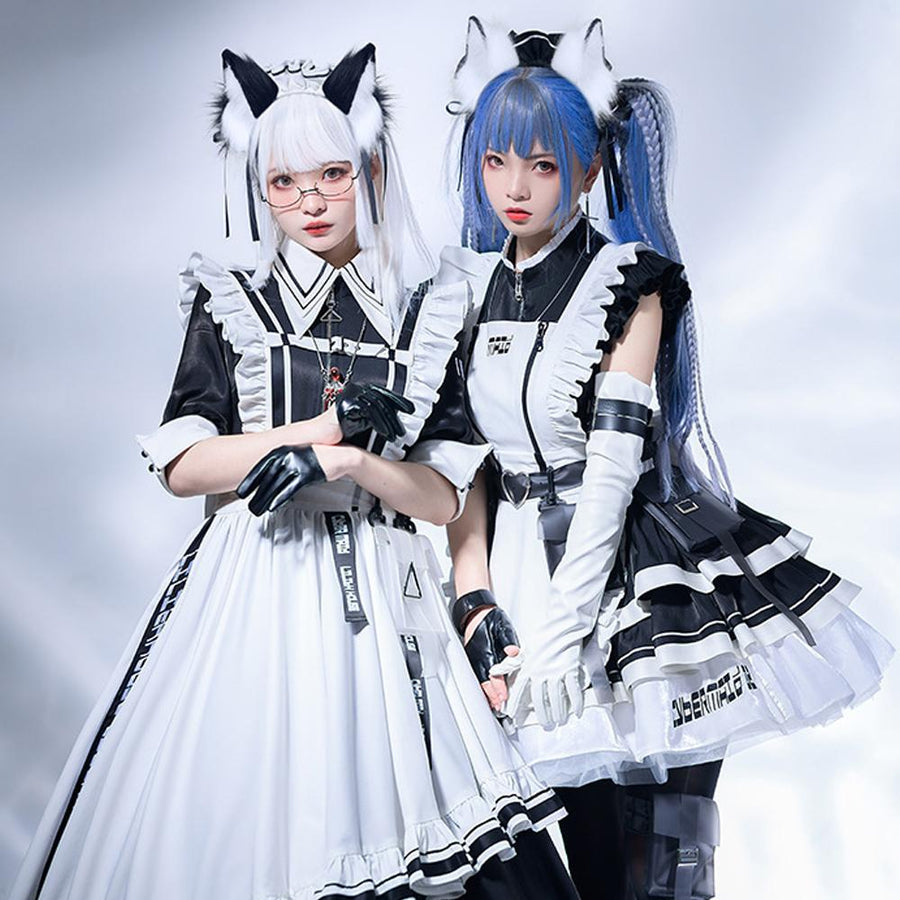 Fox Cat Ears Hair Headband Long Fur Animal Wolf Cosplay Party Headwear