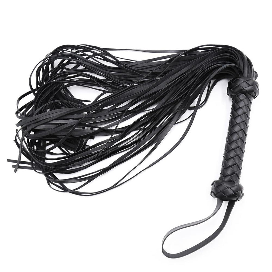 Faux Leather Whip Horse Riding Crop Whip Cosplay Costume Accessory Leather Bull Whip