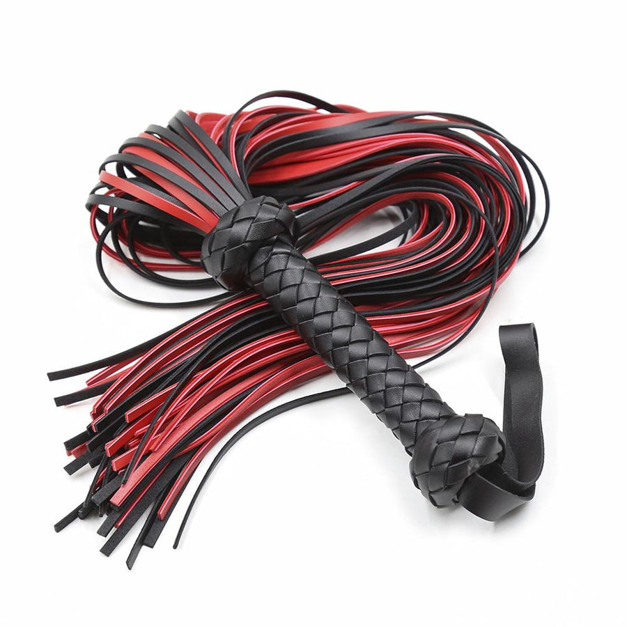 Faux Leather Whip Horse Riding Crop Whip Cosplay Costume Accessory Leather Bull Whip