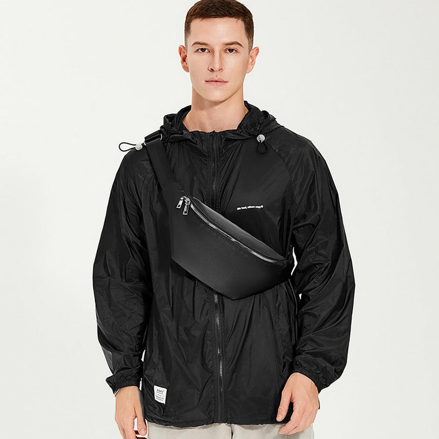 Men PU Leather Vest Outfit
