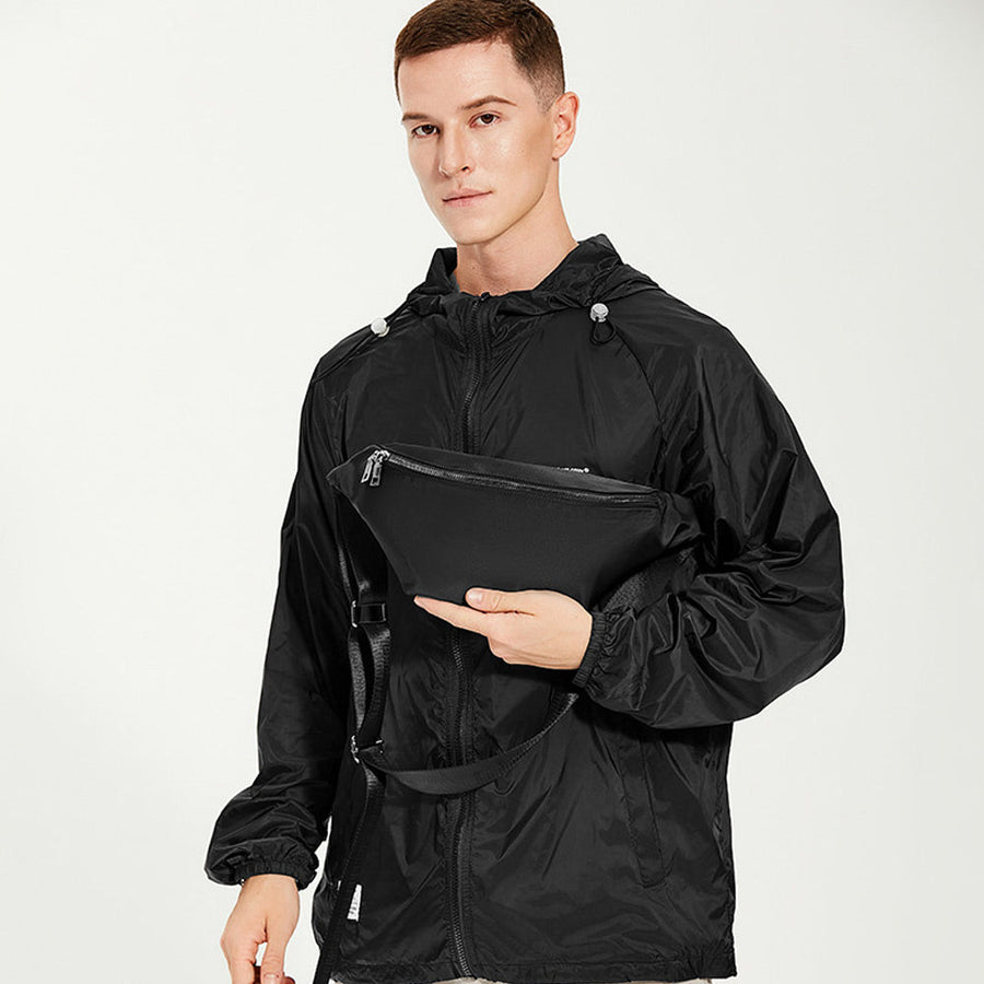 Men PU Leather Vest Outfit
