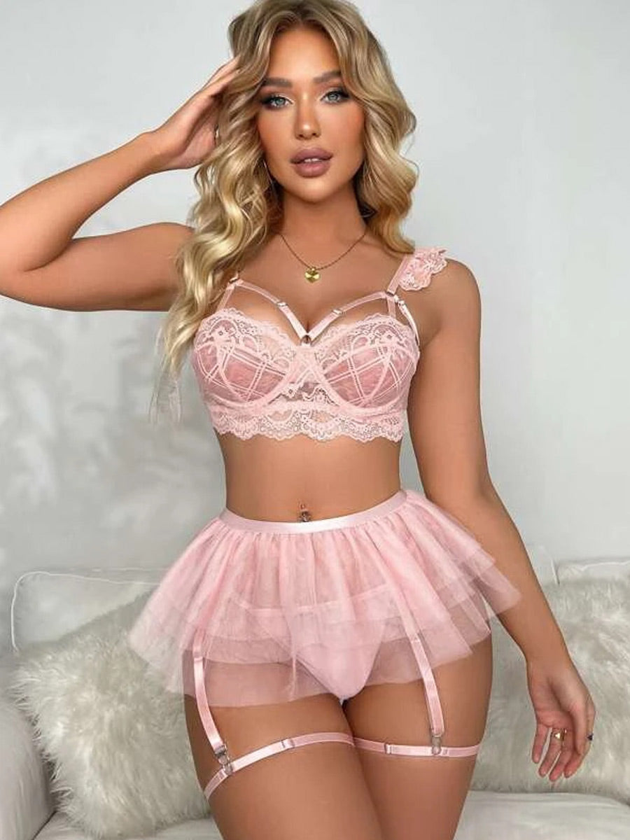 Lace Bra and Panty Set