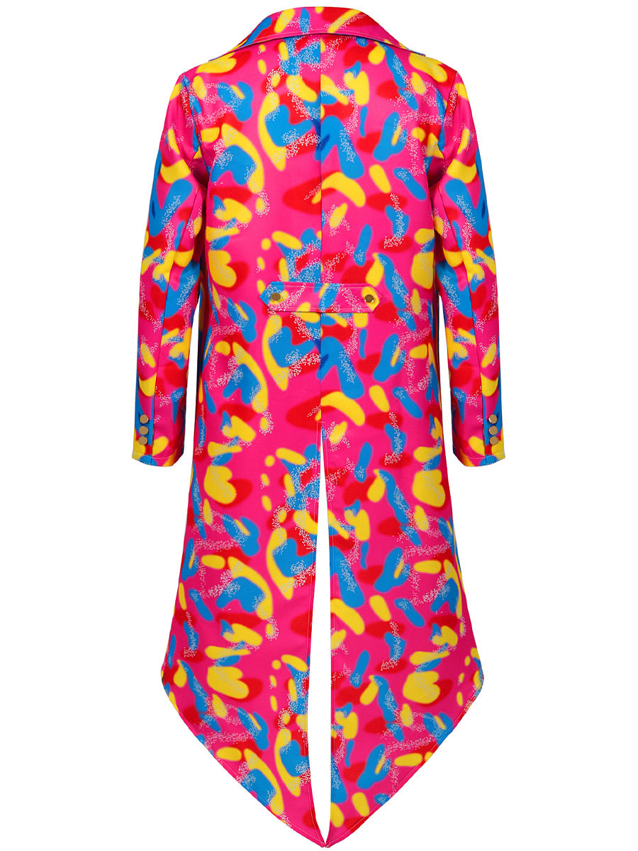 Men's Neon Printed Mardigras Outfit