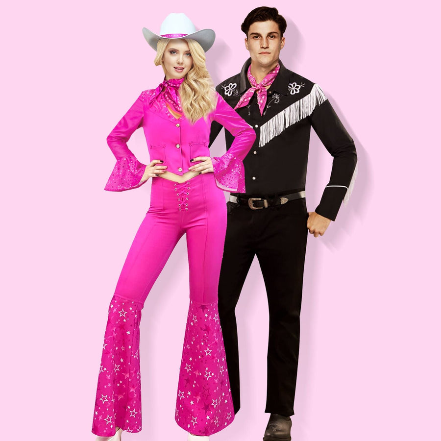 Pink Long Sleeve Cowgirl Outfit