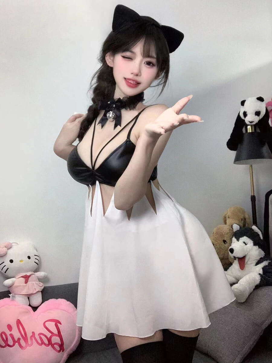 Neko Cat Cosplay Lingerie Dress