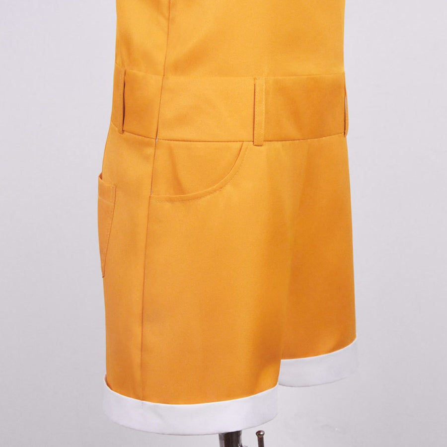 Anime Yellow Short Jumpsuit