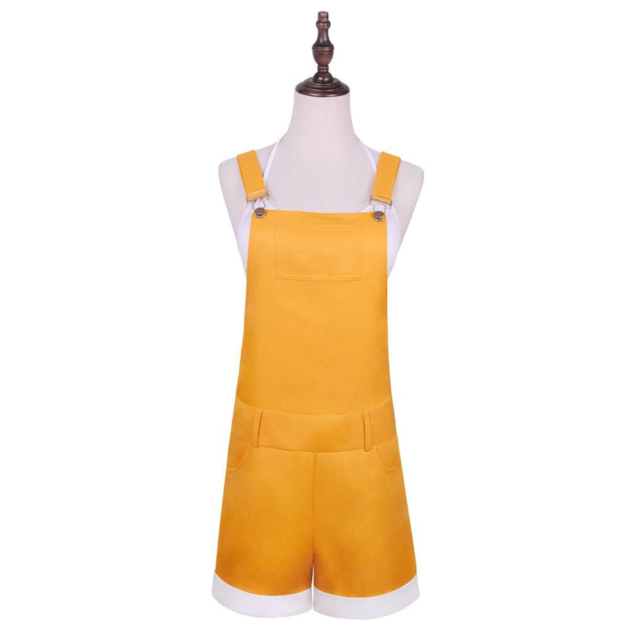 Anime Yellow Short Jumpsuit