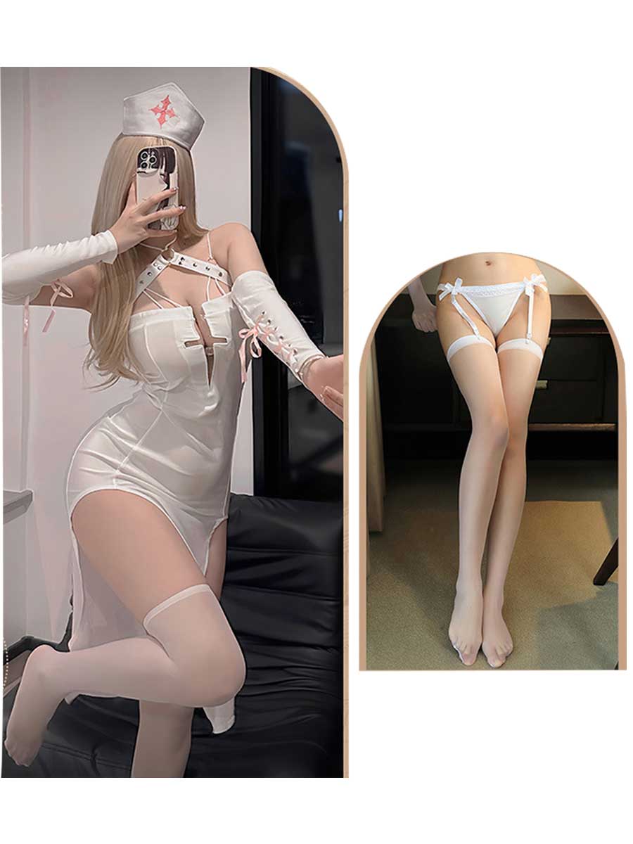 Hospital Nurse Cosplay Lingerie Dress