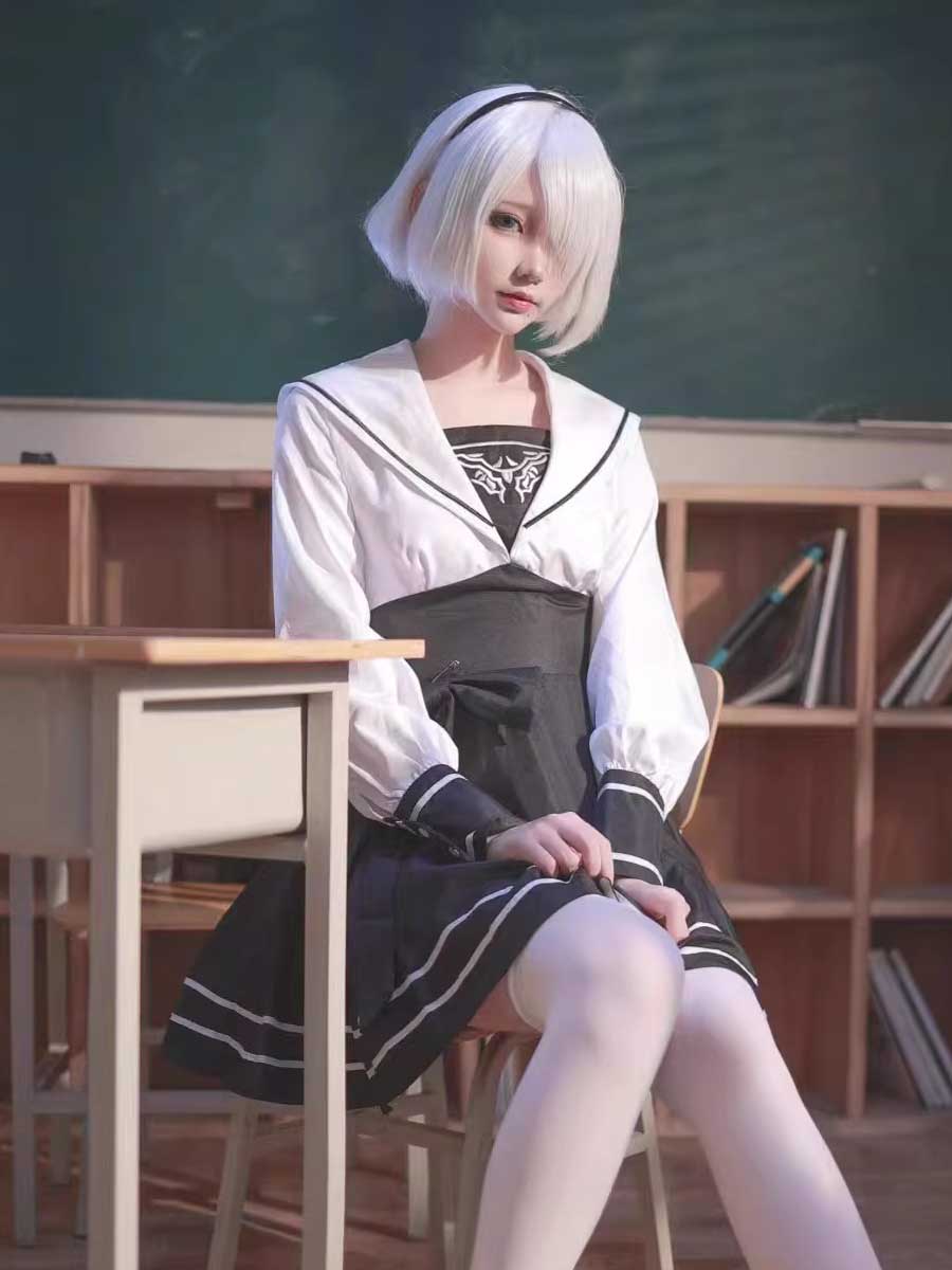 Game 2B Cosplay School Uniform