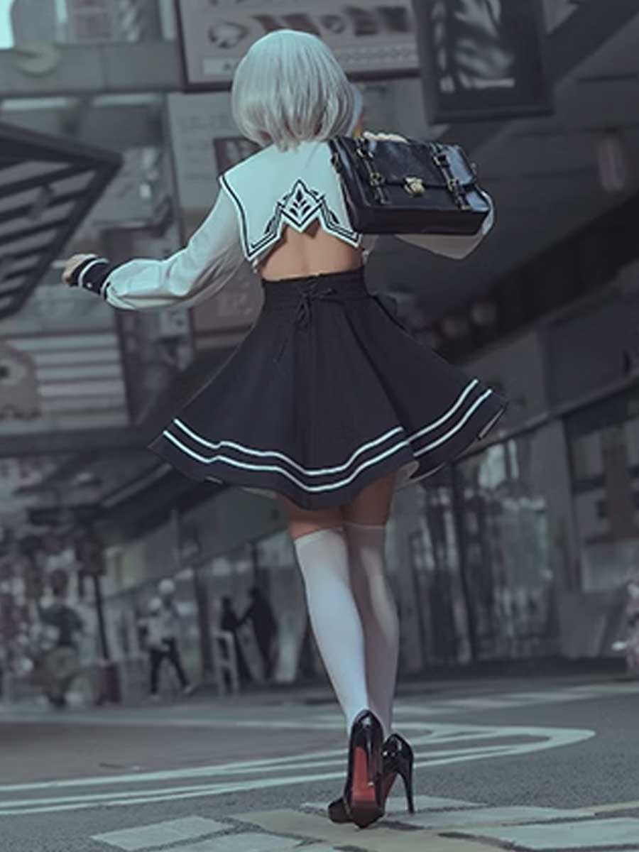 Game 2B Cosplay School Uniform