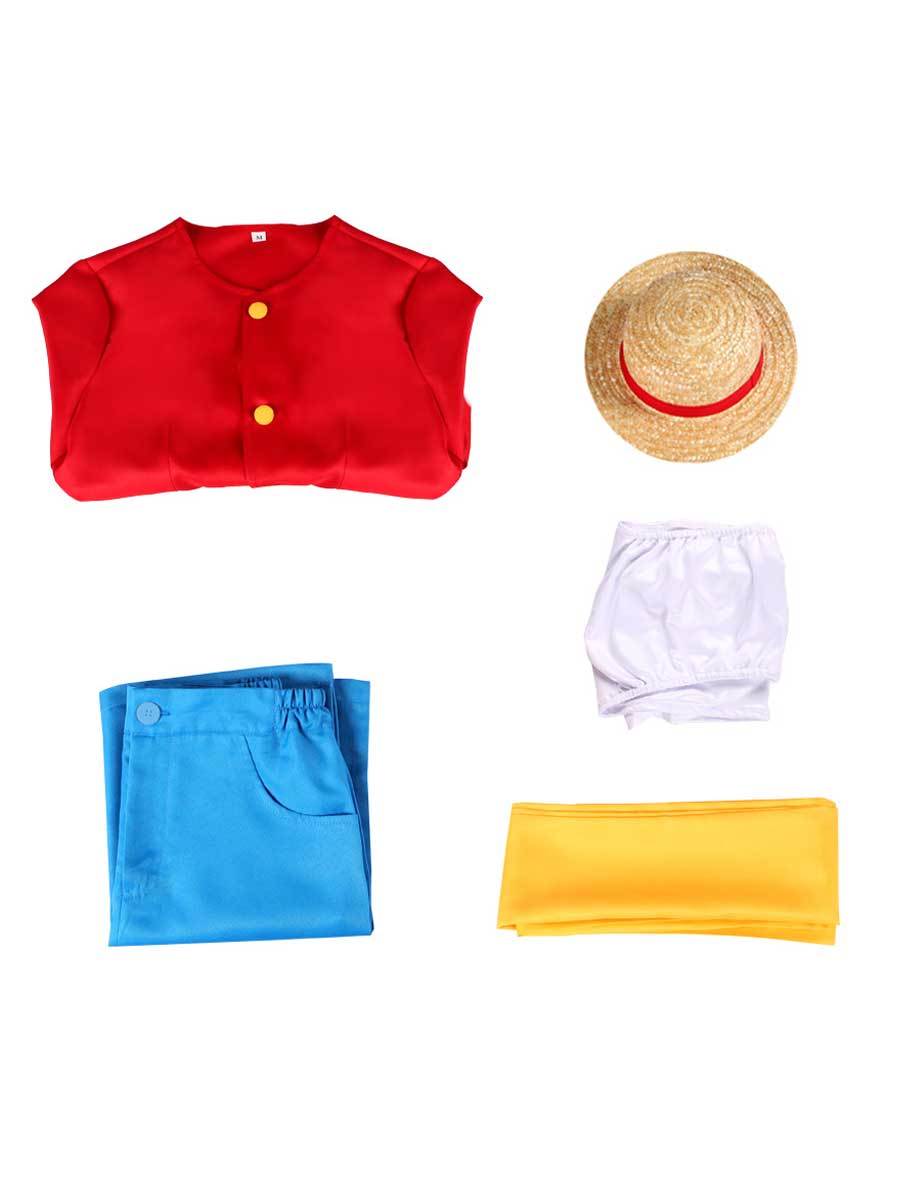 Women's Red Top and Skirt Set