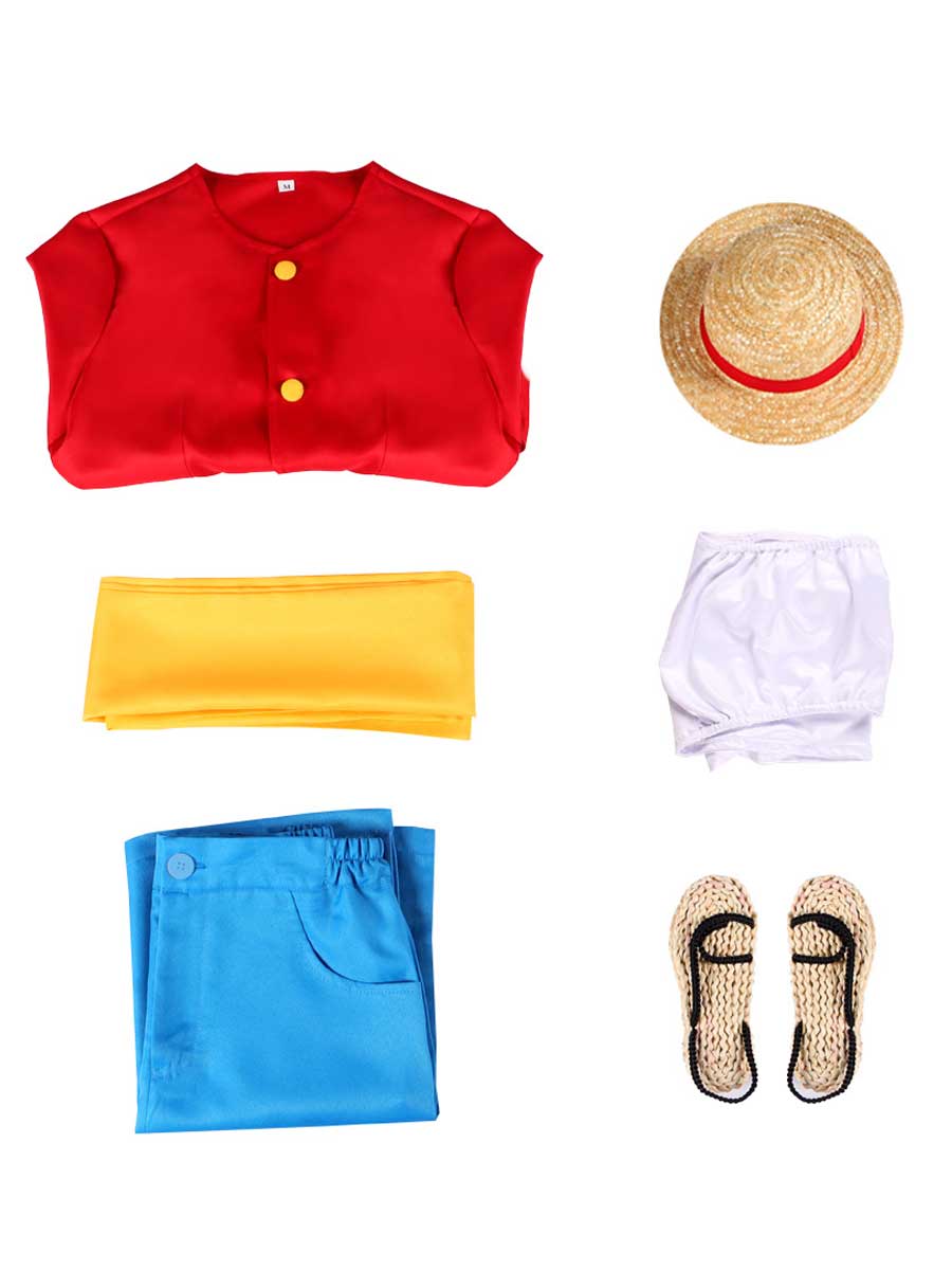Women's Red Top and Skirt Set