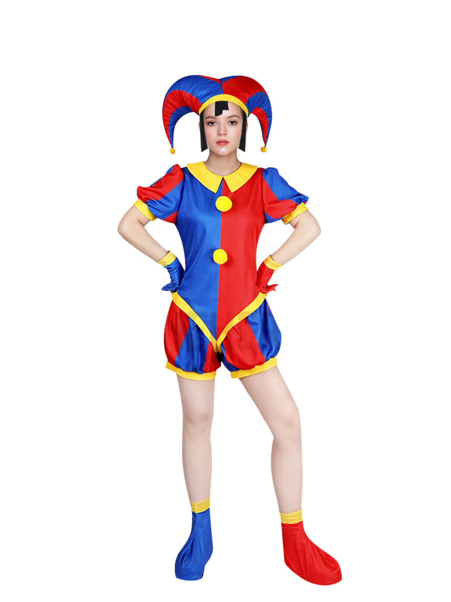 Anime Jester Cosplay Romper
