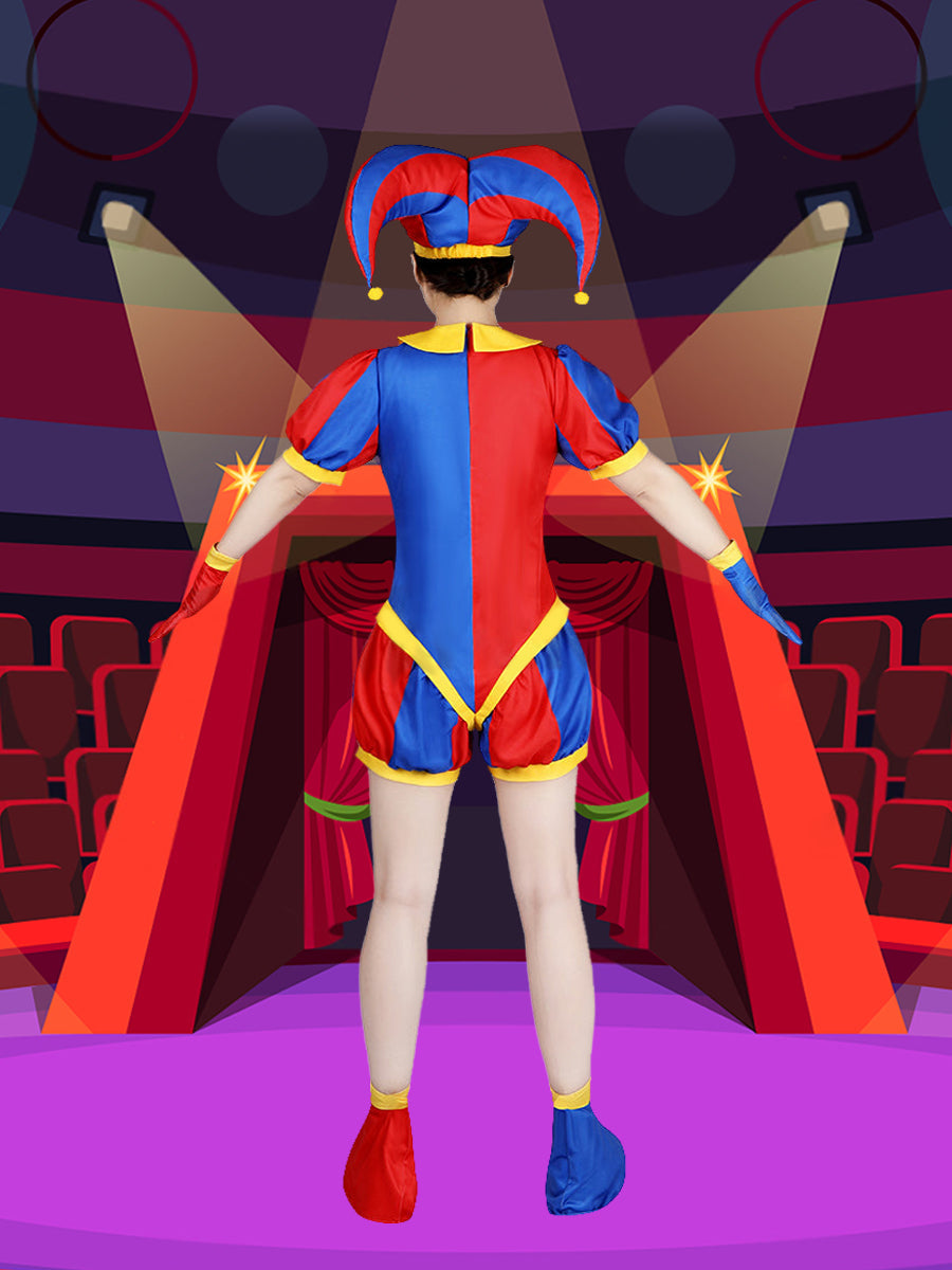 Anime Jester Cosplay Romper