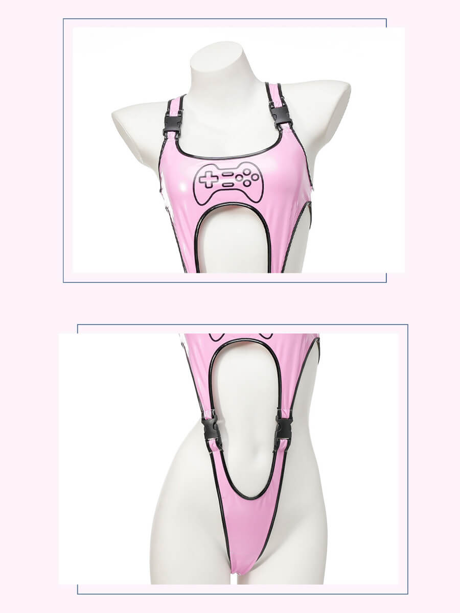 Cyberpunk Style Latex Bodysuit
