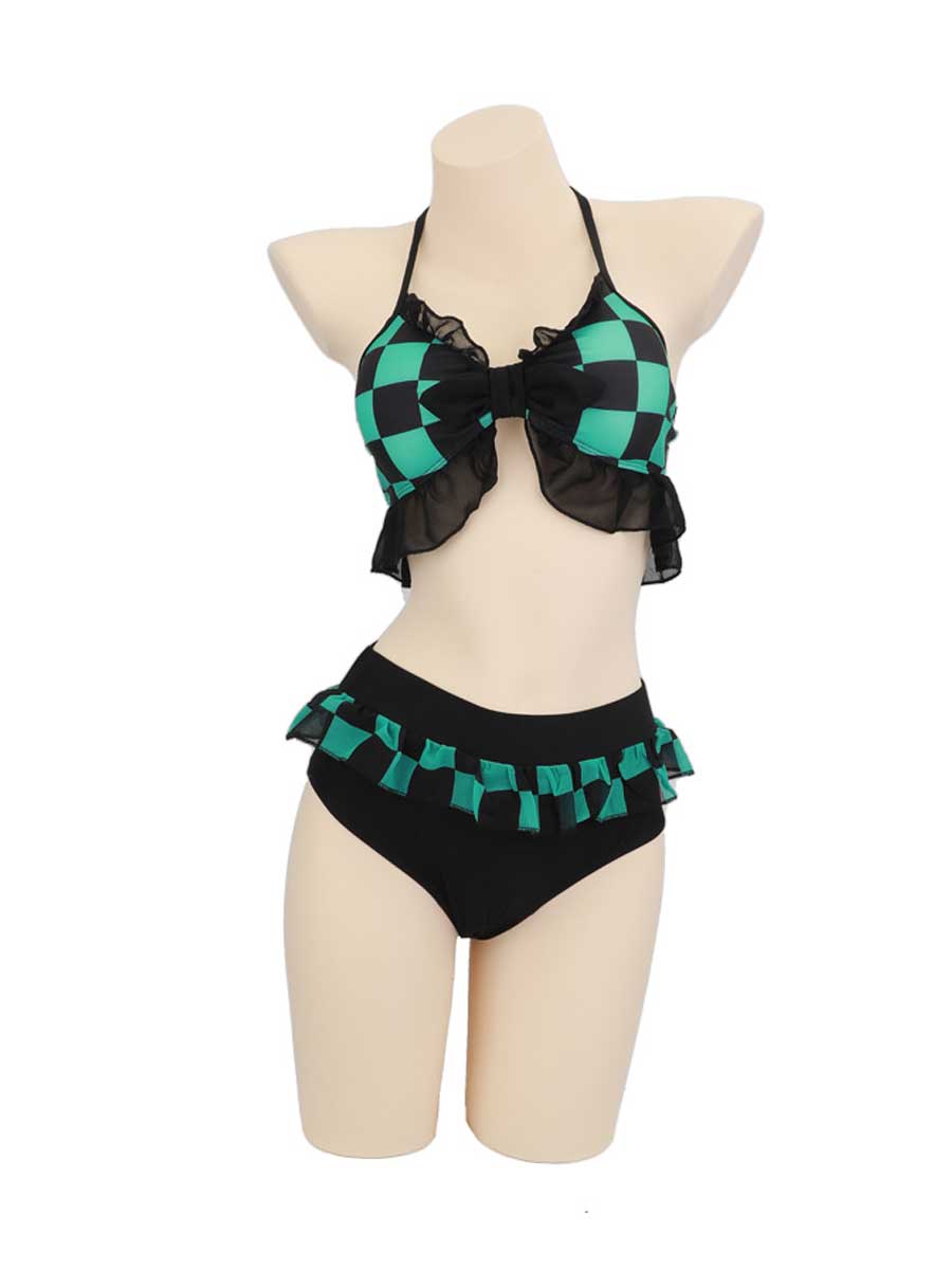 Anime Two Piece Cosplay Bikini Set