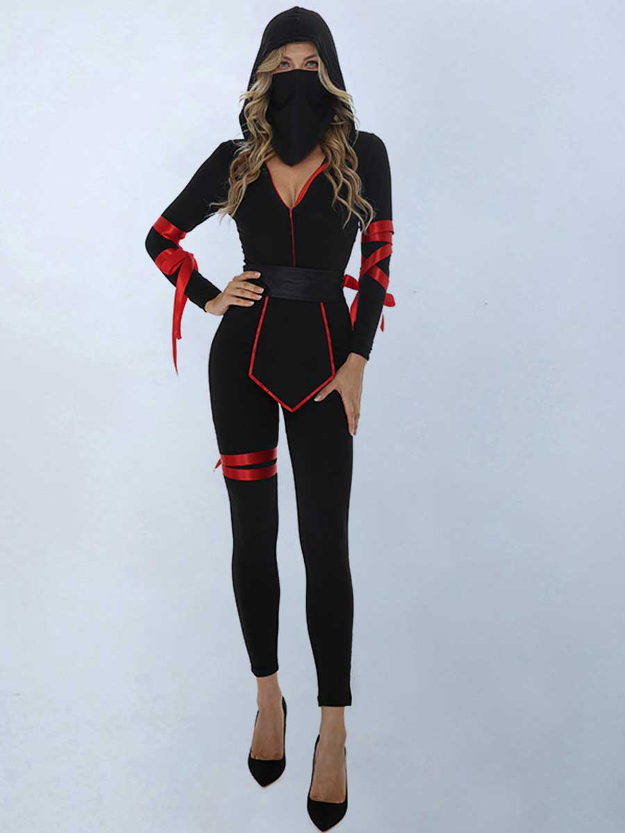 Mystery Ninja Hooded Jumpsuit