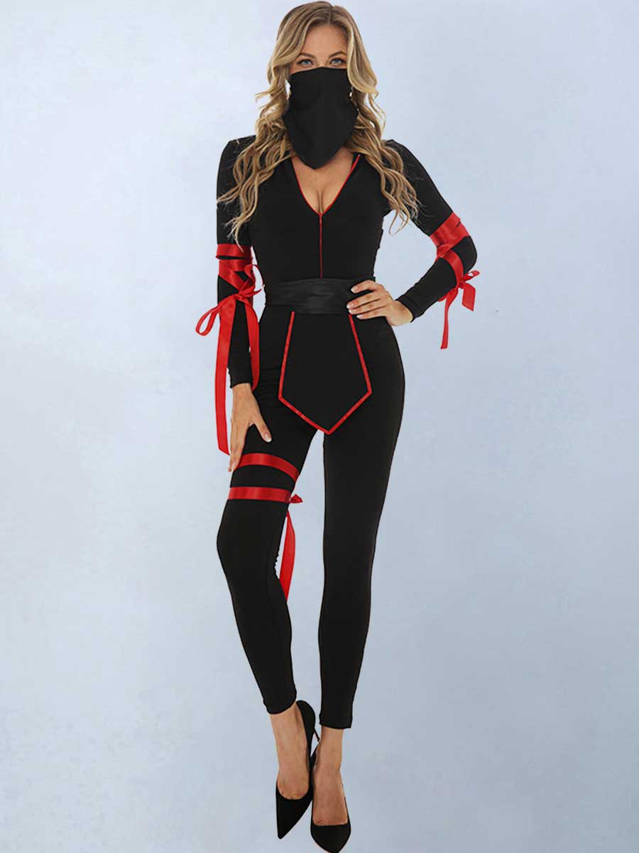 Mystery Ninja Hooded Jumpsuit