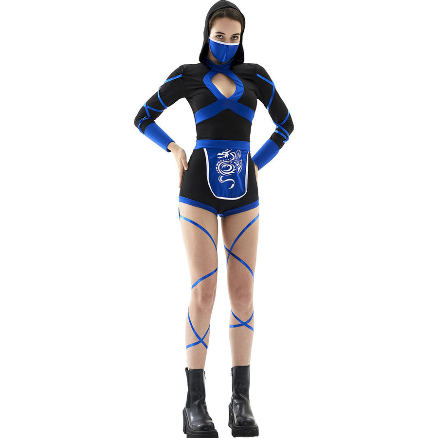 Sexy Ninja Costume Japanese Ninja Cosplay Lingerie Adult Ninja Warrior Romper Outfits