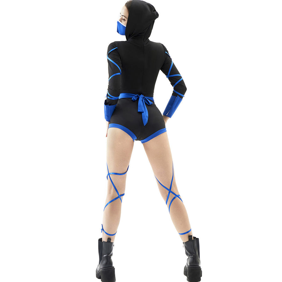 Sexy Ninja Costume Japanese Ninja Cosplay Lingerie Adult Ninja Warrior Romper Outfits