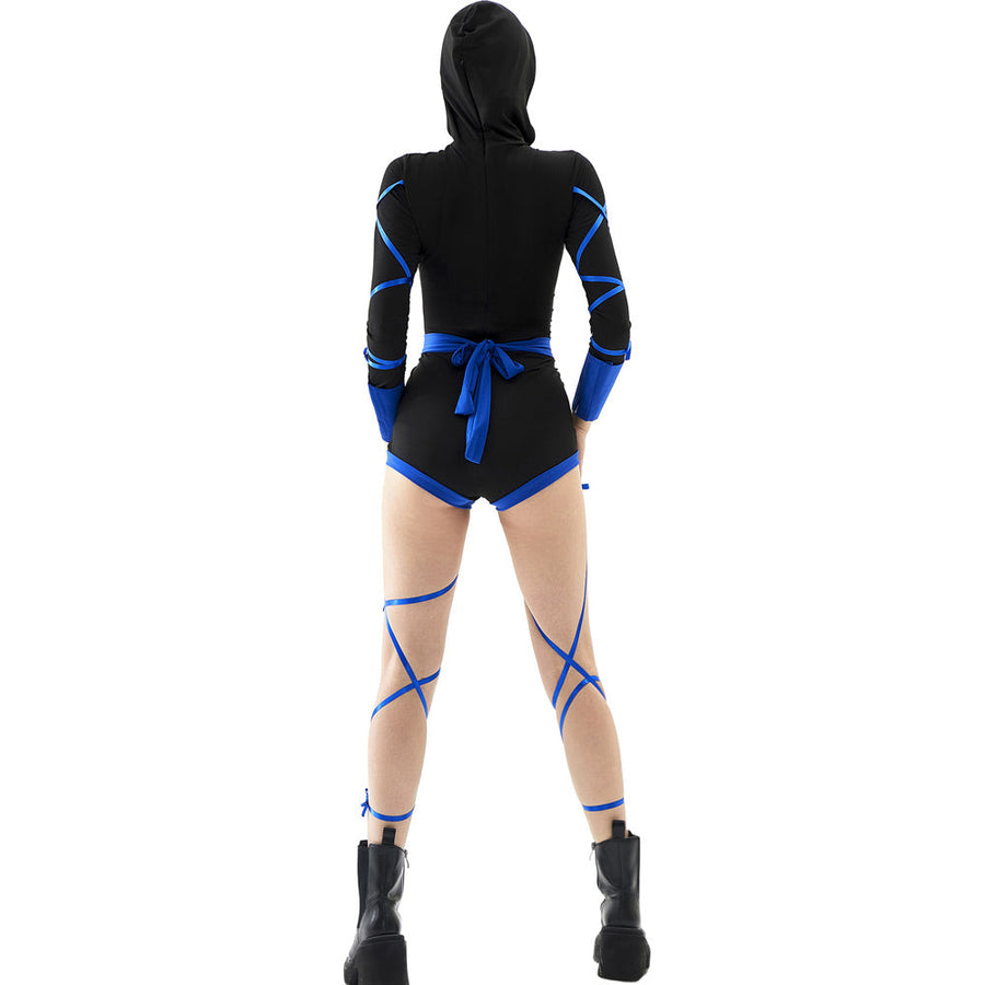 Sexy Ninja Costume Japanese Ninja Cosplay Lingerie Adult Ninja Warrior Romper Outfits