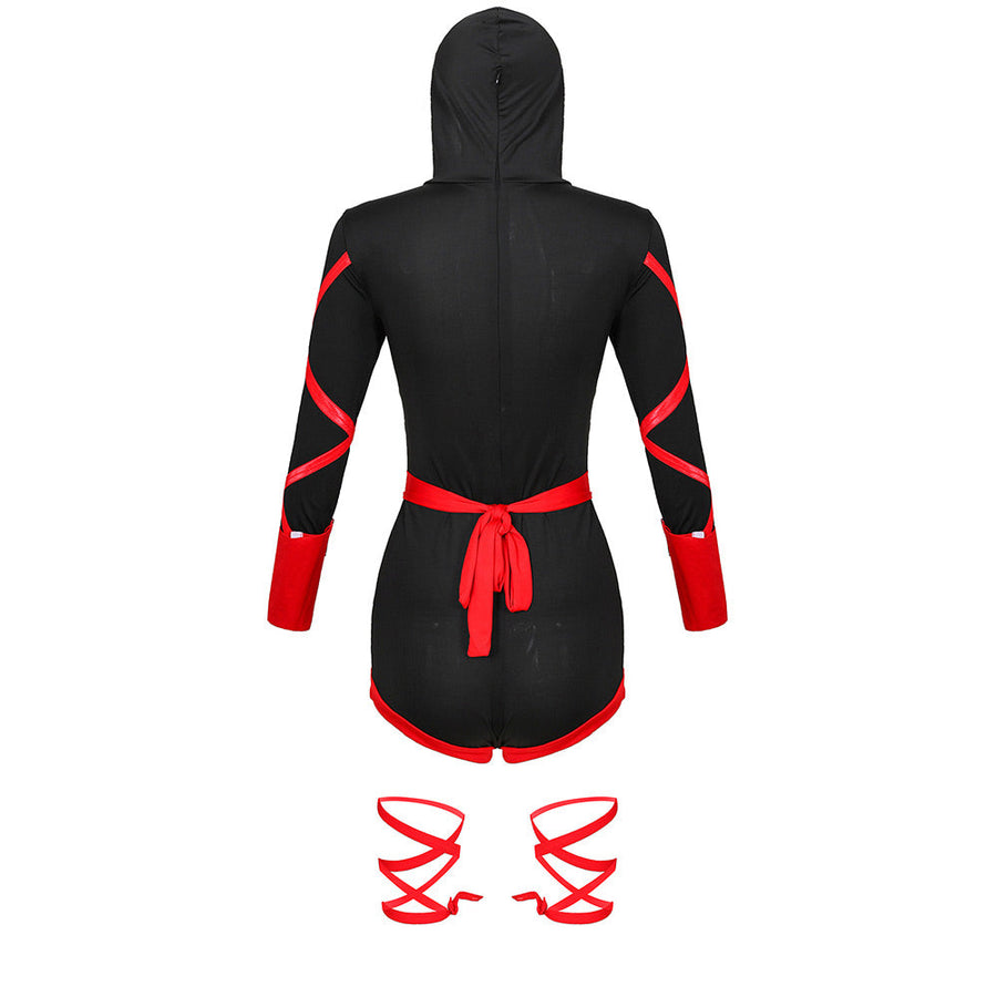 Sexy Ninja Costume Japanese Ninja Cosplay Lingerie Adult Ninja Warrior Romper Outfits