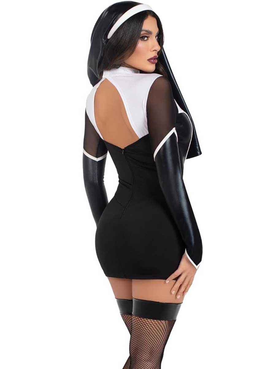 Scary Nun Habit Bodycon Dress