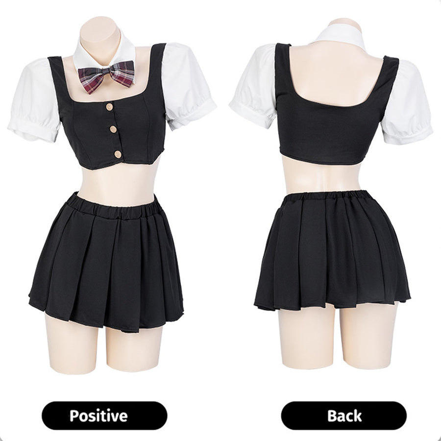 Anime Black Cosplay Uniform