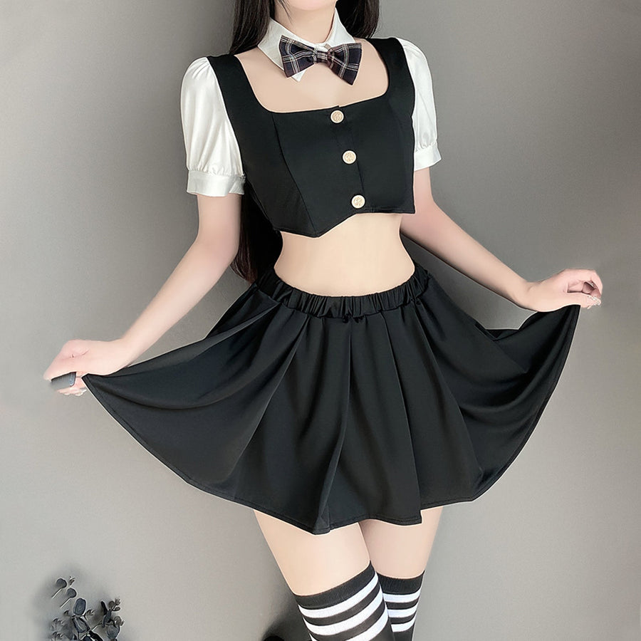 Anime Black Cosplay Uniform