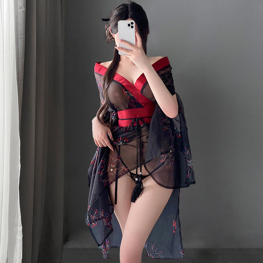 Yomorio Sexy Japanese Kimono Lingerie