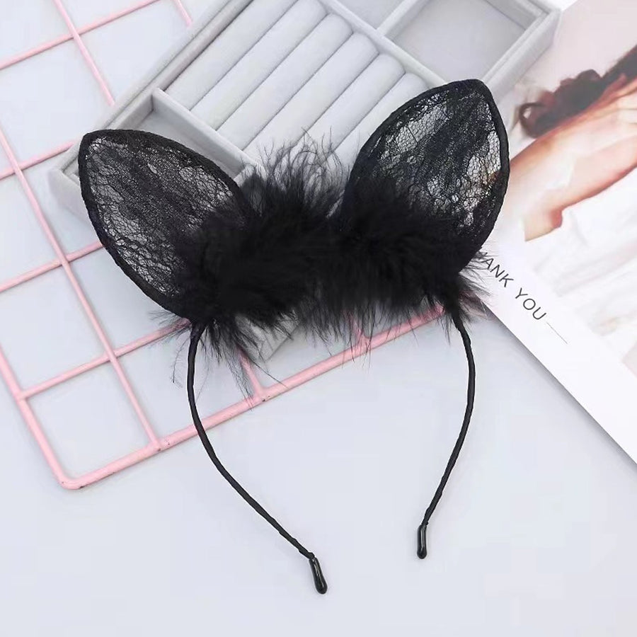 Yomorio Neko Girl Headband Cat Ears Headpiece Cute Cat Cosplay Accessories