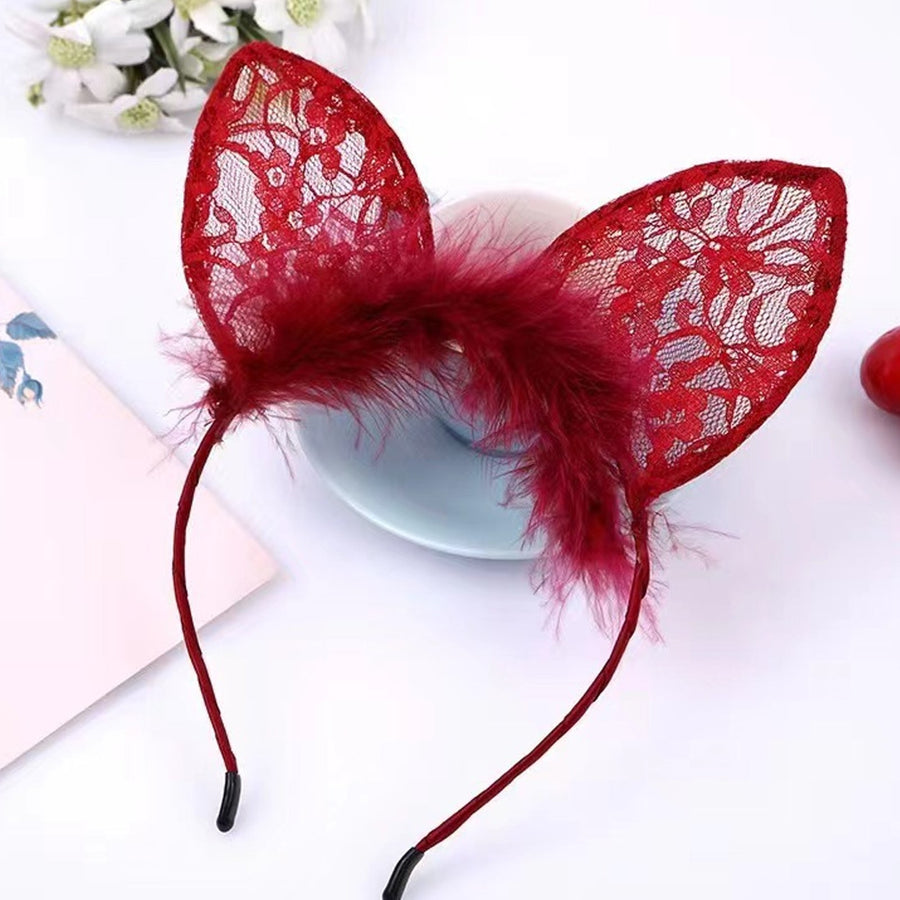 Yomorio Neko Girl Headband Cat Ears Headpiece Cute Cat Cosplay Accessories
