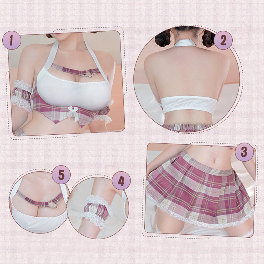 Anime Asian Cosplay Skirt Set